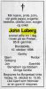 Dødsannonse John Løberg