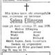 Selma dødsannonse